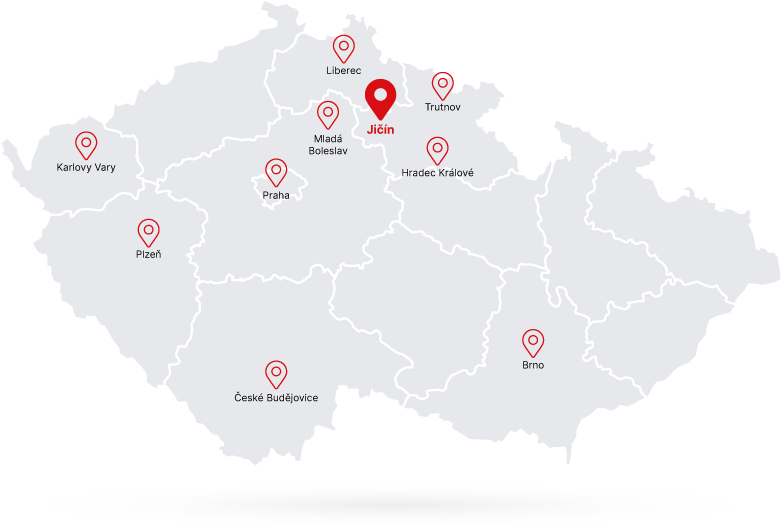 Umístění lokality v rámci České republiky